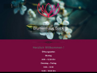 blumenhaus-bock.de Webseite Vorschau