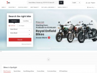 bikedekho.com Webseite Vorschau