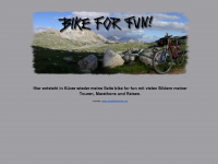 bikeforfun.de Webseite Vorschau