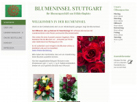 blumeninsel-stuttgart.de Webseite Vorschau