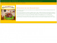blumenkinder-altheim.de Webseite Vorschau