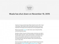wuala.com Webseite Vorschau