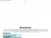 mueckenloch.de Webseite Vorschau