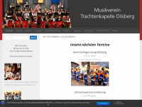 trachtenkapelle-dilsberg.de Webseite Vorschau
