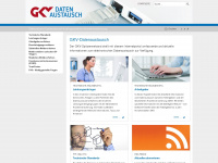 gkv-datenaustausch.de Webseite Vorschau