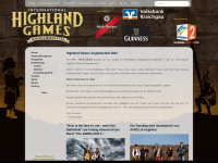 highland-games.info Webseite Vorschau