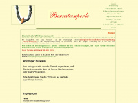 bernsteinperle.de Webseite Vorschau