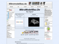 mikromodellbau.de Webseite Vorschau
