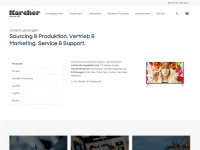 karcher-products.de Webseite Vorschau