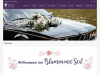blumenmitstil.com Webseite Vorschau