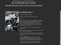 blumenrauchen.de Webseite Vorschau