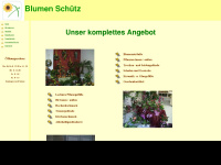 blumenschuetz.de Webseite Vorschau