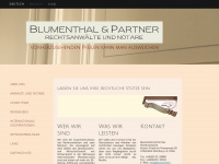 blumenthal-partner.de Webseite Vorschau