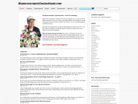 blumenversand-deutschland.com Webseite Vorschau