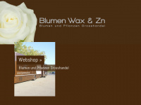 blumenwax.de Webseite Vorschau