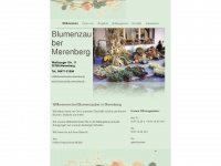 blumenzauber-merenberg.de Webseite Vorschau