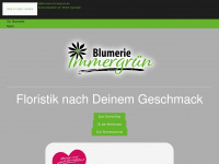 blumerie-immergruen.de Webseite Vorschau
