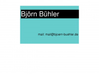 bjoernbuehler.de Webseite Vorschau