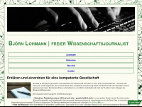 bjoernlohmann.de Webseite Vorschau
