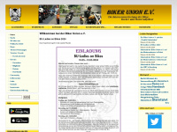 bikerunion.com Webseite Vorschau