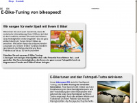 bikespeed.de Webseite Vorschau