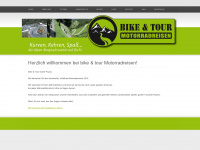 bikeundtour.de Webseite Vorschau