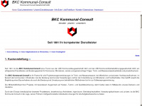 bkc-homepage.de Webseite Vorschau