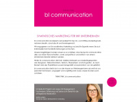 bl-communication.de Webseite Vorschau