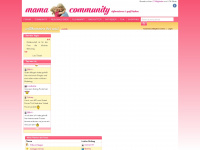 mamacommunity.de Webseite Vorschau
