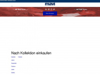 mavi.com Webseite Vorschau
