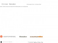 oliver-bender.com Webseite Vorschau