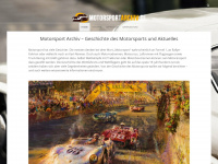 motorsportarchiv.de Webseite Vorschau