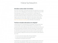 historischeszinn.com Webseite Vorschau