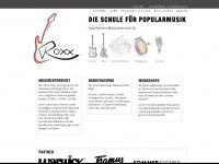 roxx-music.de Webseite Vorschau