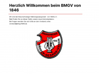 bmgv1846.de Webseite Vorschau