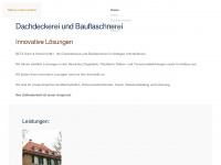 beta-dach-wand.de Webseite Vorschau