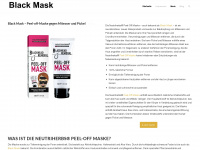 black-mask.de Webseite Vorschau