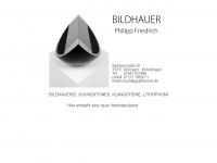 bildhauer-philipp-friedrich.de Webseite Vorschau