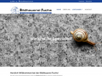 bildhauerei-fuchs.de Webseite Vorschau