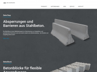 betonfabrik.de Webseite Vorschau