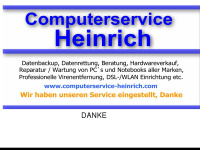 computerservice-heinrich.com Webseite Vorschau