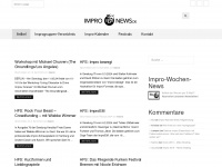 impro-news.de Webseite Vorschau
