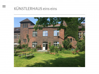 kuenstlerhaus-einseins.de Webseite Vorschau