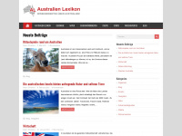 australien-lexikon.de Webseite Vorschau