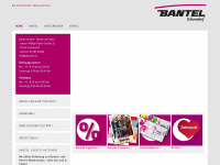 bantel.de Webseite Vorschau