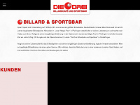 billard-diedrei.de Webseite Vorschau