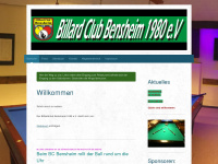 billardclub-bensheim.de Webseite Vorschau
