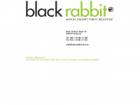 blackrabbit-pr.de Webseite Vorschau