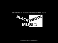 blackwhitemusic.de Webseite Vorschau