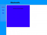 blackwolfx.de Webseite Vorschau